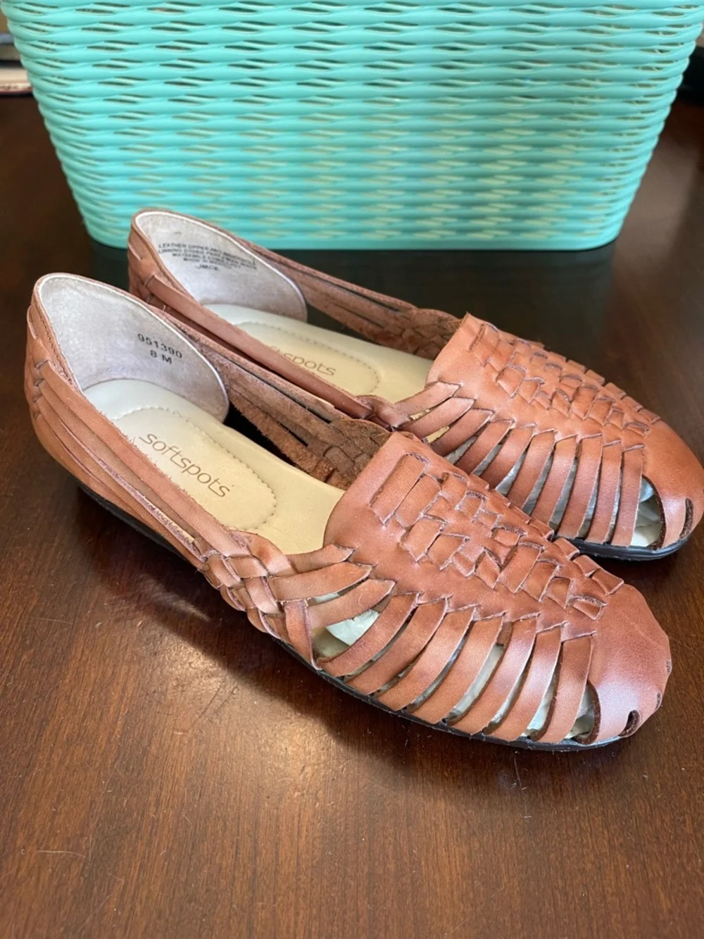 Softspots Women's Trinidad Leather
Sandal Rust Brown - Picture 3 of 8